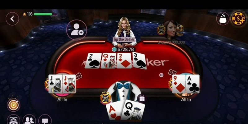 Trình tự chi tiết từng vòng cược Poker U888